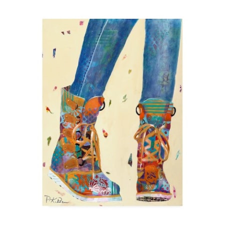 Pamela K. Beer 'Hiking Boots' Canvas Art,35x47